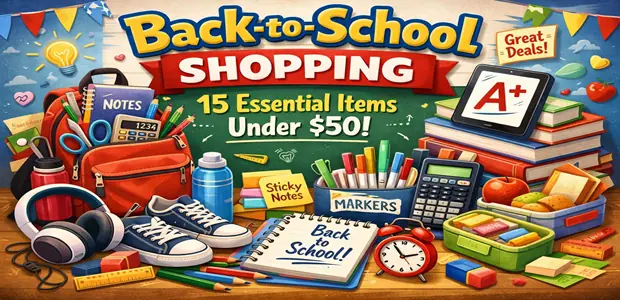 Back-to-School Shopping: 15 Essential Items You Can Get for Less Than $50 1 Back to School Shopping 15 Essential Items You Can Get for Less Than 50