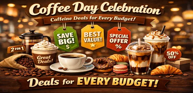 Coffee Day Celebration: Caffeine Deals for Every Budget 4 Coffee Day Celebration Caffeine Deals for Every Budget