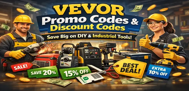 Vevor Promo Codes & Discount Codes: Save Big on DIY & Industrial Tools 6 Vevor Promo Codes Discount Codes Save Big on DIY Industrial Tools