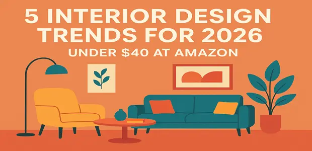 5 Interior Design Trends for 2026: Under $40 at Amazon 5 5 Interior Design Trends for 2026 Under 40 at Amazon