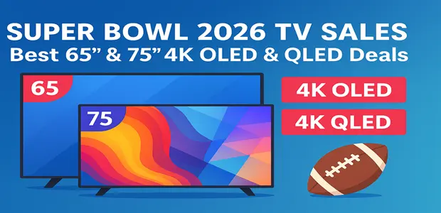 Super Bowl 2026 TV Sales: Best 65" & 75" 4K OLED & QLED Deals 10 Super Bowl 2026 TV Sales Best 65 and 75 4K OLED QLED Deals