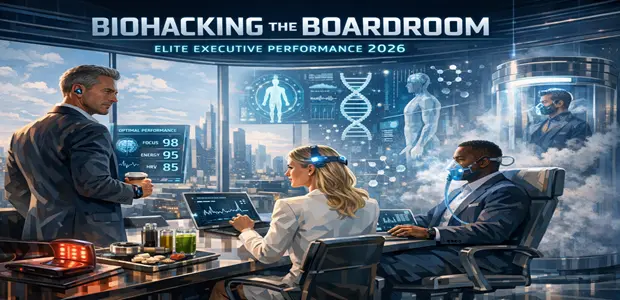 Biohacking the Boardroom: Elite Executive Performance 2026 1 Biohacking the Boardroom Elite Executive Performance 2026
