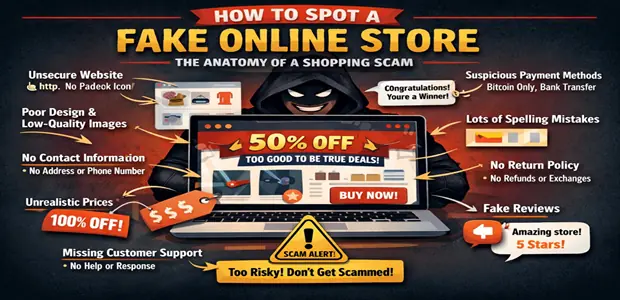 How to Spot a Fake Online Store The Anatomy of a Shopping Scam