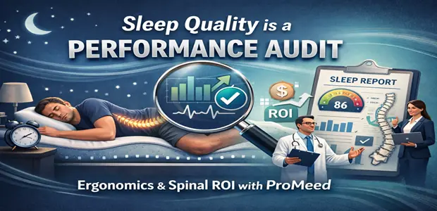 Sleep Quality is a Performance Audit Ergonomics Spinal ROI with ProMeed